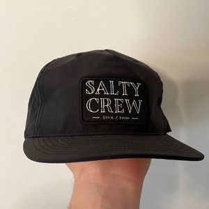 Black salty crew hat